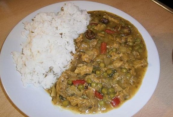 Veganský indický sójový guláš