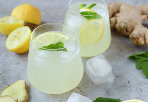 Domácí zázvorovo-citronová limonáda